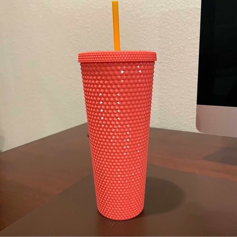 Starbucks 2022 Dragonfruit Studded Tumbler Limited Edition Summer 2022 24 oz. - Picture 3 of 7